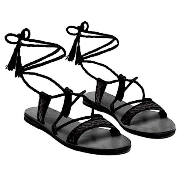 Frye Shoes - FRYE Woven Flats Intricate Stacked Bohemian Shoes